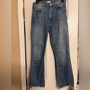 MOTHER Hustler Two step ankle fray Ankle Jeans